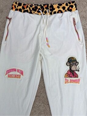 Streetwear NWOT Dr. Bombay x Death Row Records Leopard Joggers | XS 🏛️🐆